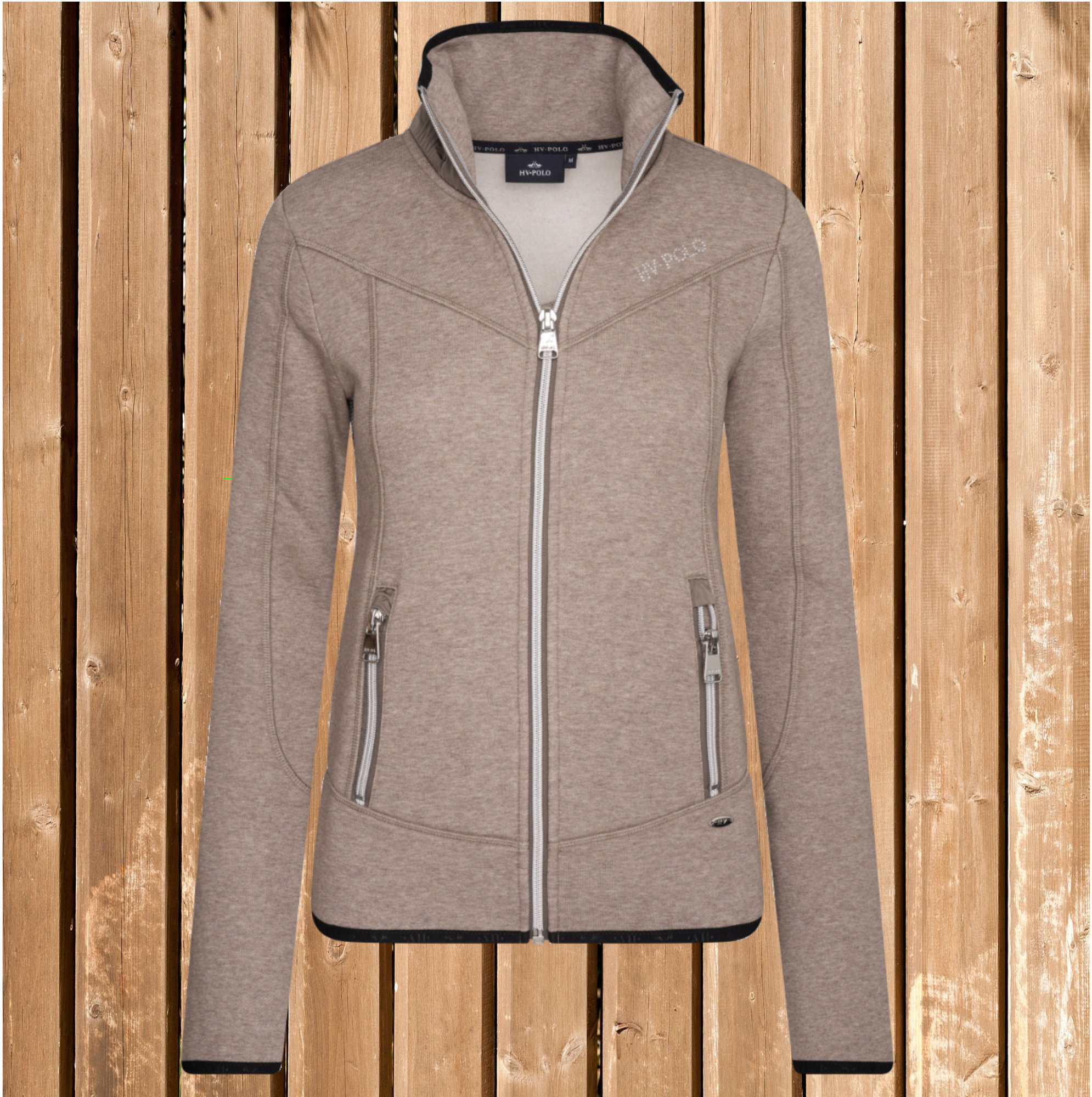 Sweatjacke Bodile, HV Polo Sweater, Funktionsjacke, dark taupe